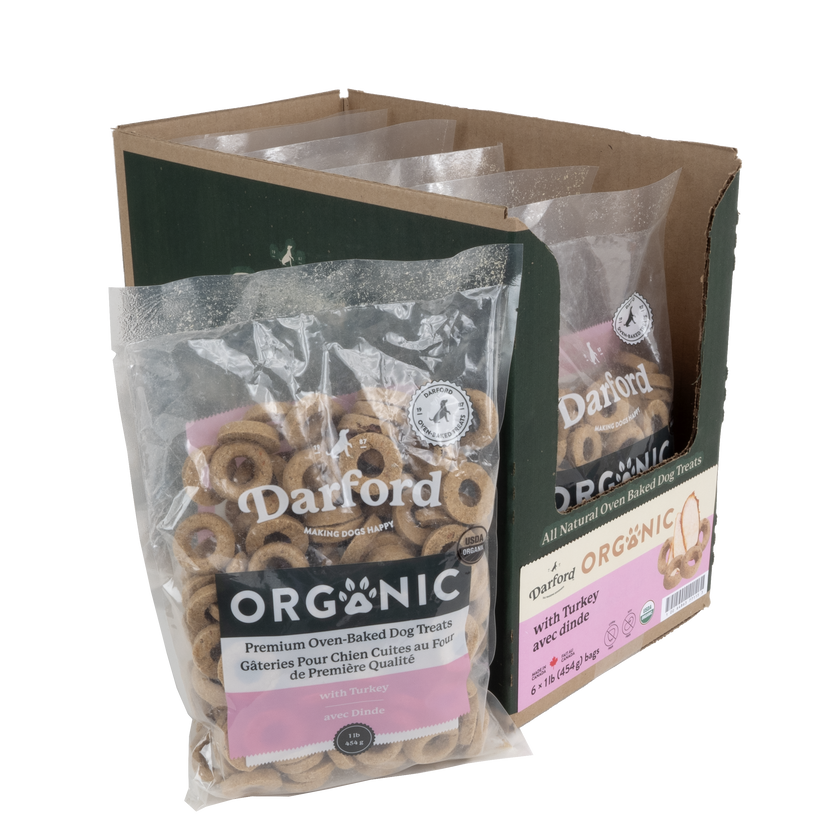 Darford Organic Turkey Dog Treats – 1 lb.