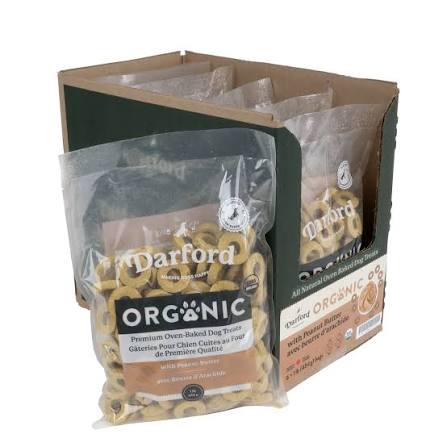 Darford Organic Peanut Butter Dog Treats – 1 lb.