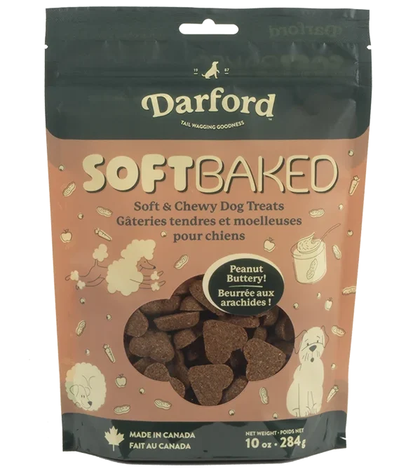 Darford Soft Baked Peanut Buttery Dog Treat – 10 oz.