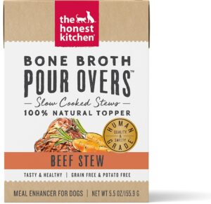 The Honest Kitchen Human-Grade Bone Broth Pour Over Beef - 5.5 oz.