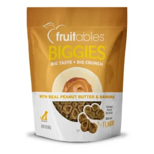 Fruitables Biggies Peanut Butter & Banana Dog Treats - 16 oz.