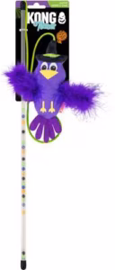 KONG Halloween Teaser Crow Plush Cat Toy with Catnip