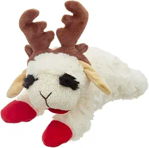 Lamb Chop with Antlers Dog Toy – 6 in.