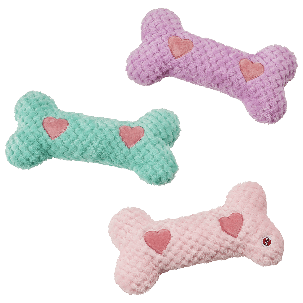 SPOT Soothers Calming Toy for Dogs – Plush Bone 12 in.