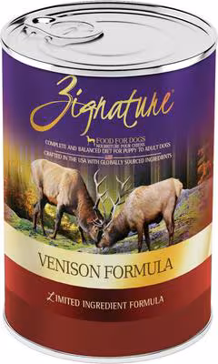CAN: Zignature Venison Limited Ingredient Formula Canned Dog Food – 13 oz.