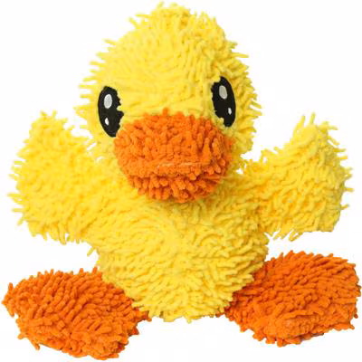 Tuff Microfiber Duck with Ball Dog Toy